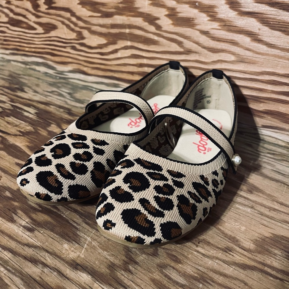 Jellypop Brown Leopard Flats